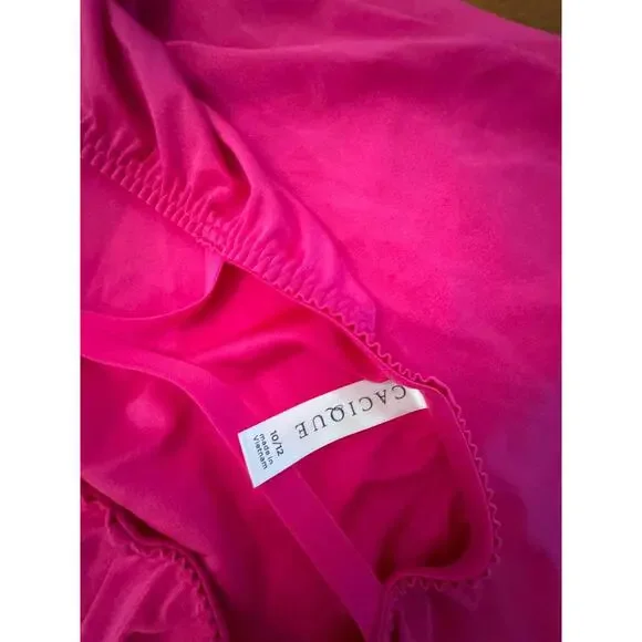 Cacique Pink Sleeveless Nightgown Size 1X - Picture 3 of 4